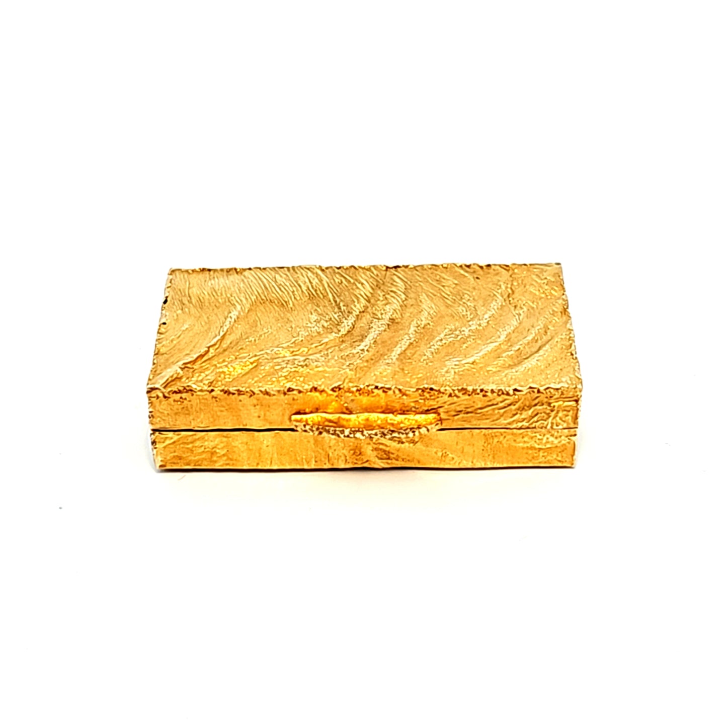 SJ Rose & Son Gold Pill Box