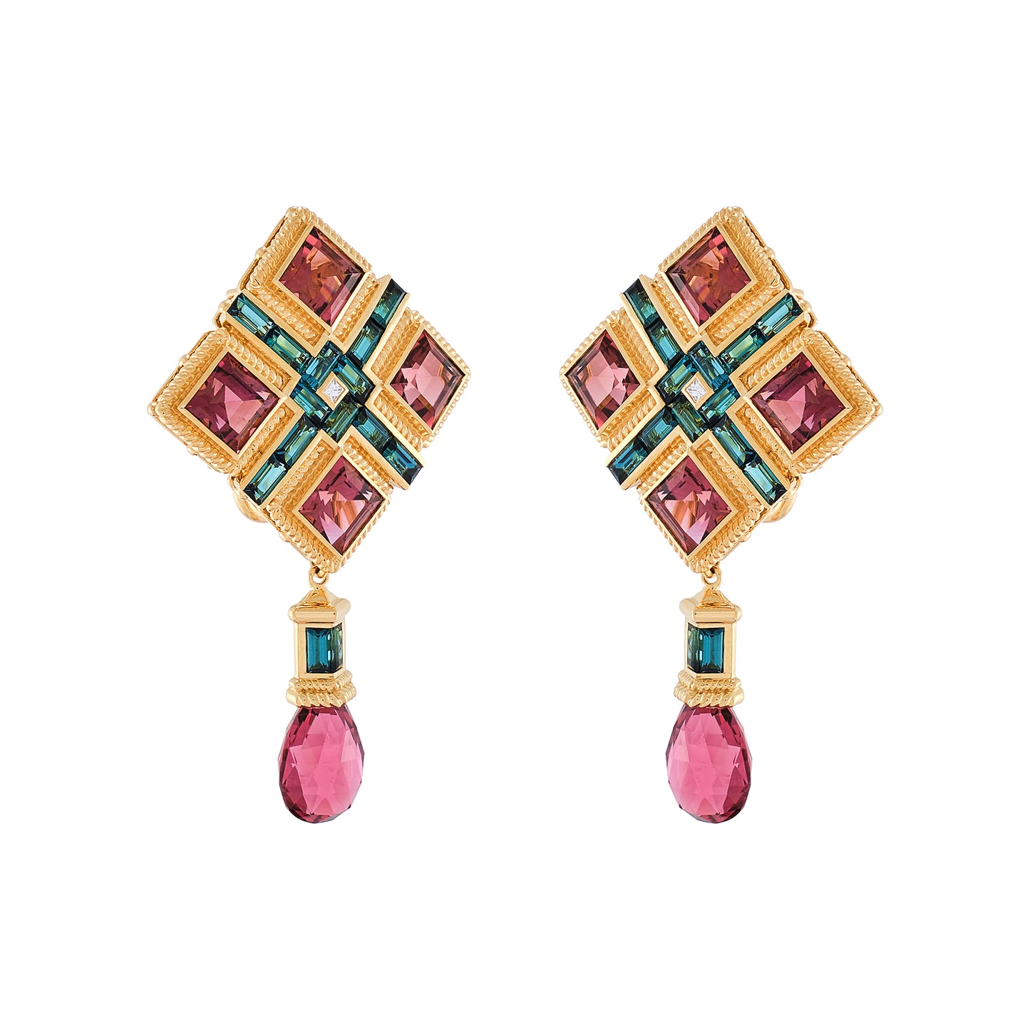 Bakhache Coloured Stones Earrings