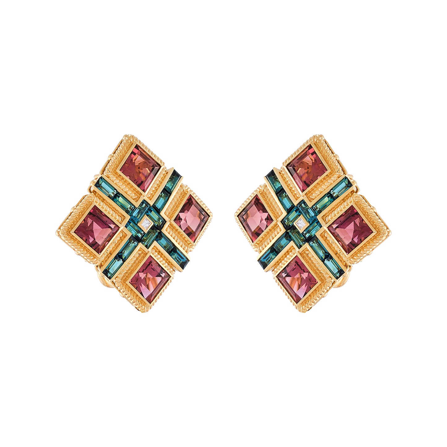 Bakhache Coloured Stones Earrings