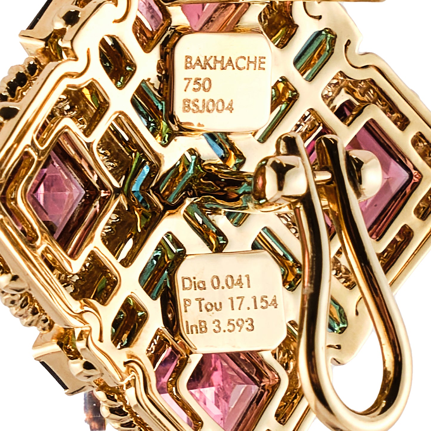 Bakhache Coloured Stones Earrings