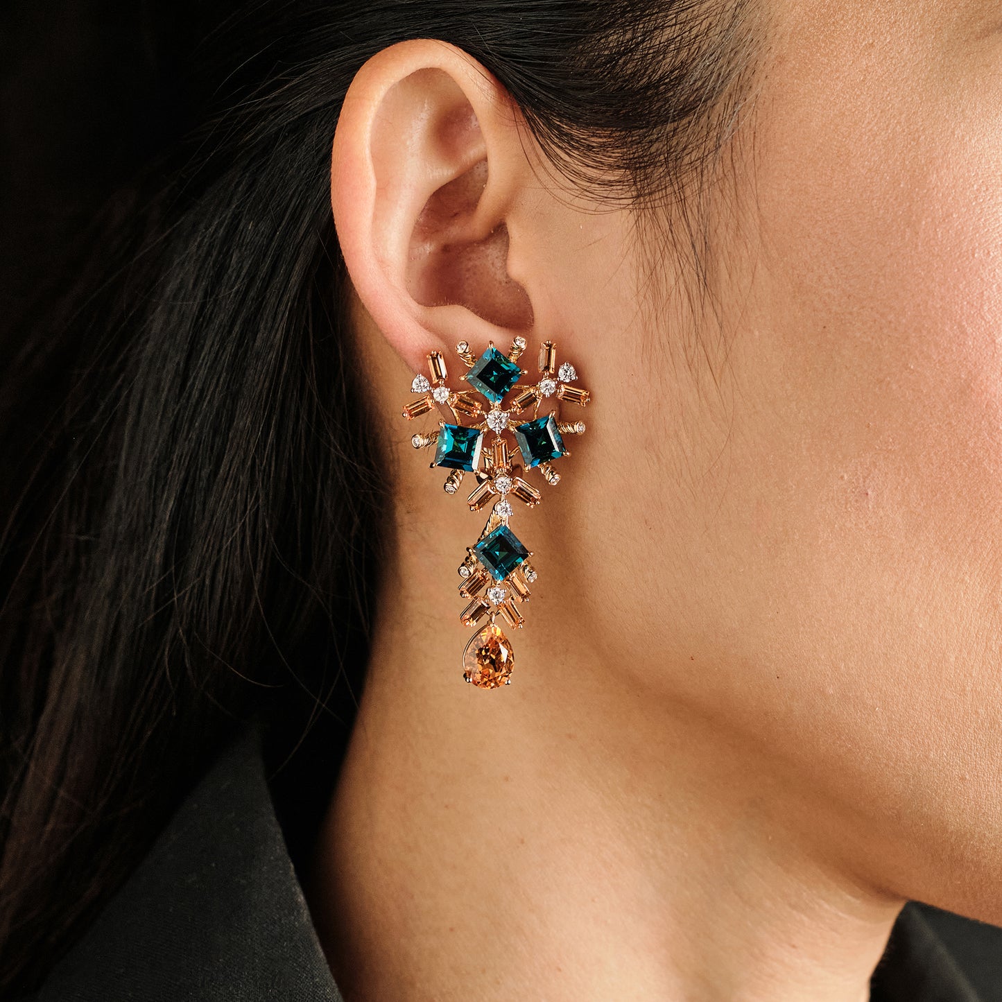 Bakhache Coloured Stones Earrings