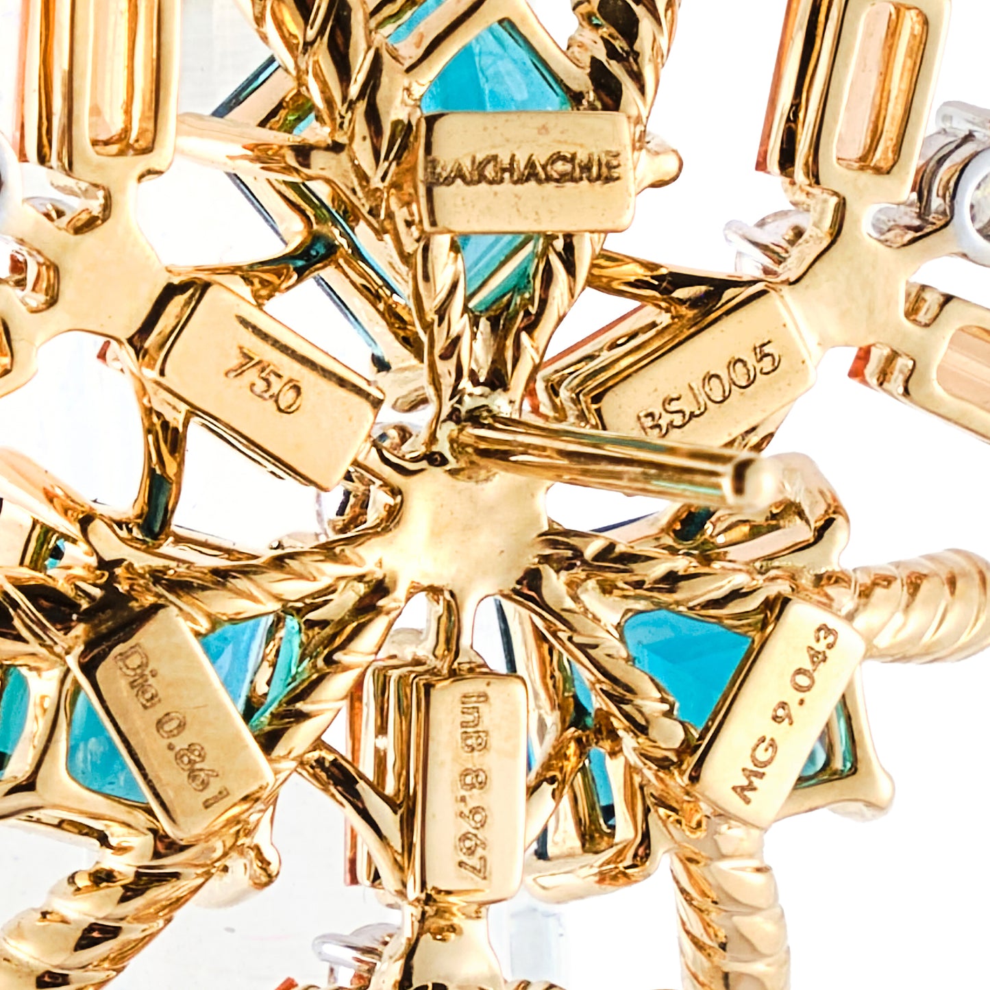 Bakhache Coloured Stones Earrings