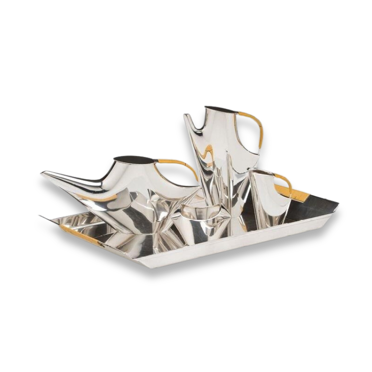 Christofle “Como” Tea & Coffee 5 Piece Set
