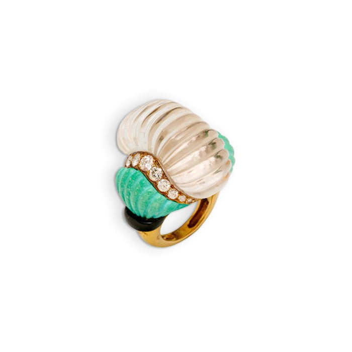 Andre Vassort Rock Crystal Ring