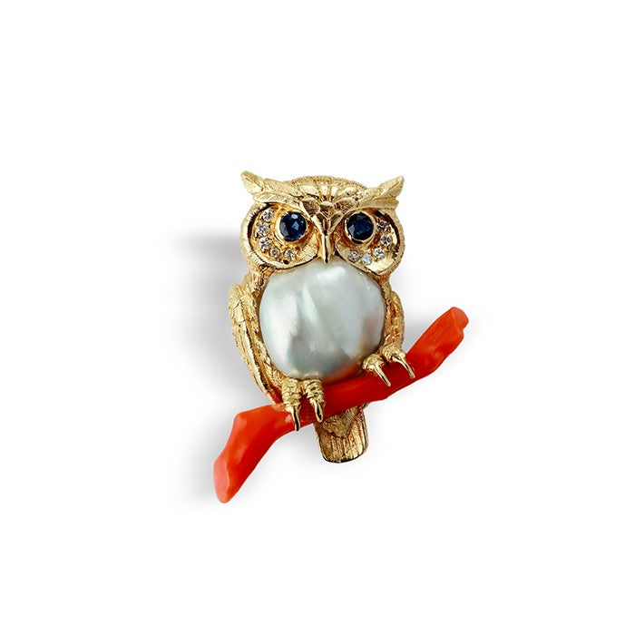 Owl Brooch