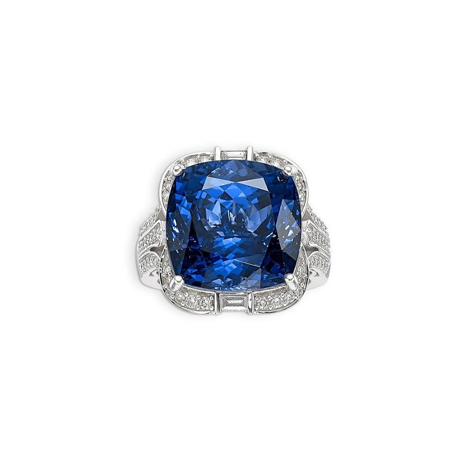 Tanzanite and Diamond Ring