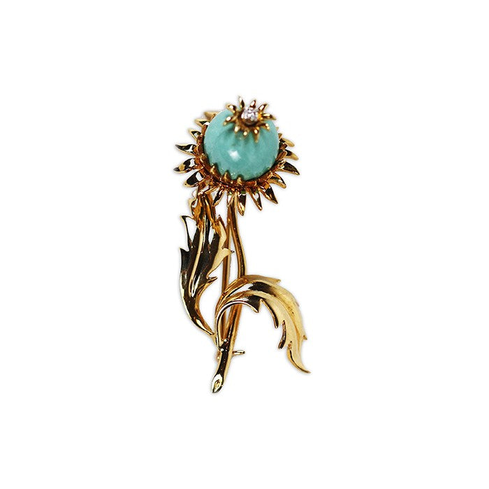 Turquoise Brooch