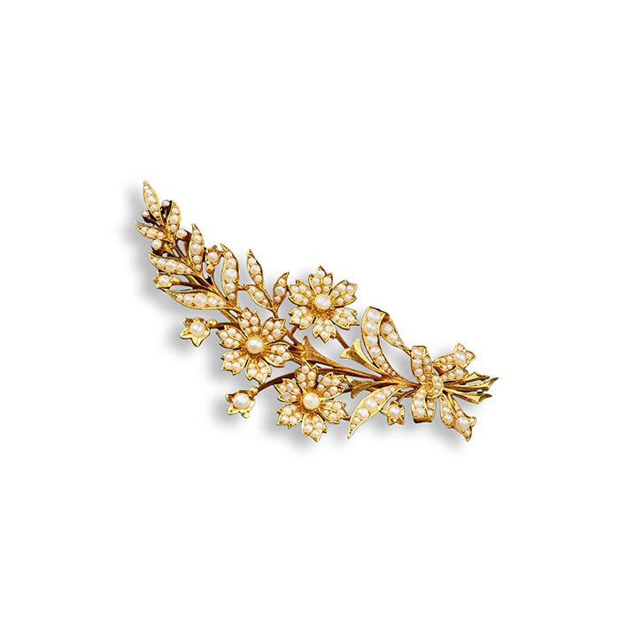 Victorian Vintage Spray Brooch