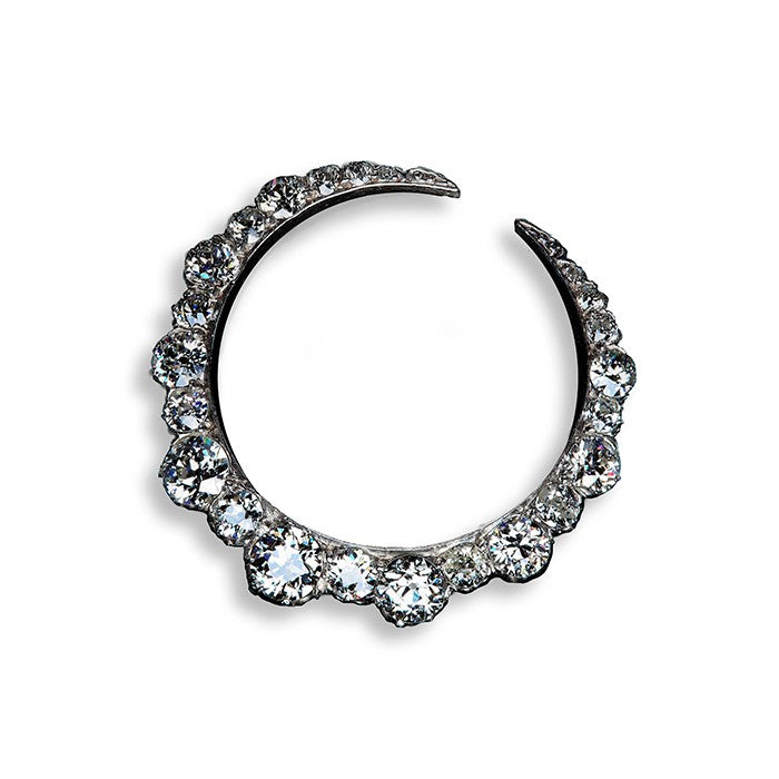Antique Crescent Brooch