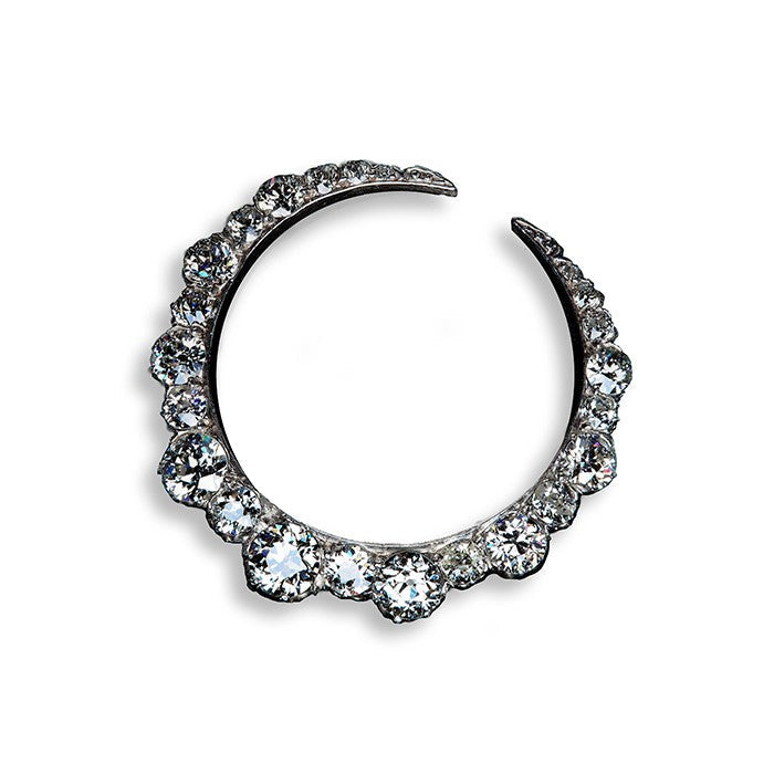 Antique Crescent Brooch