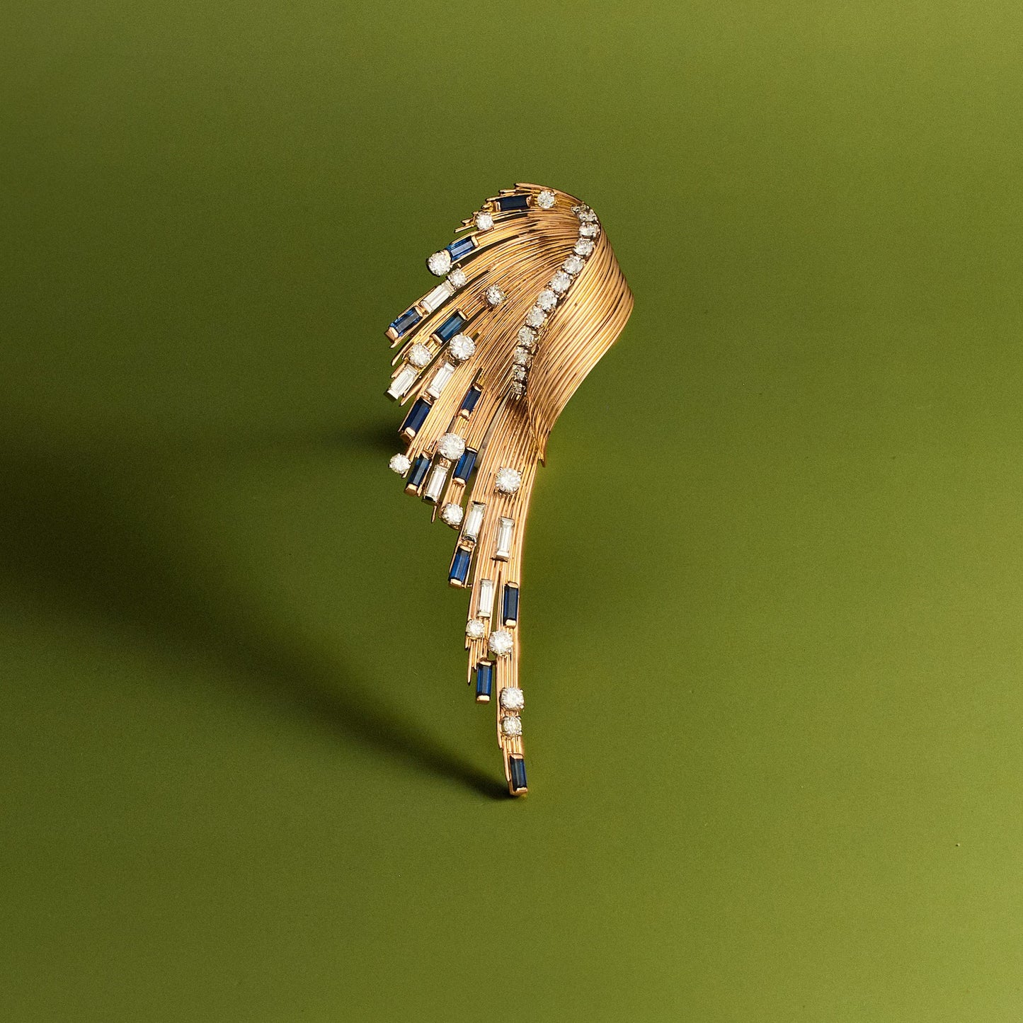 Vintage French Wing Brooch