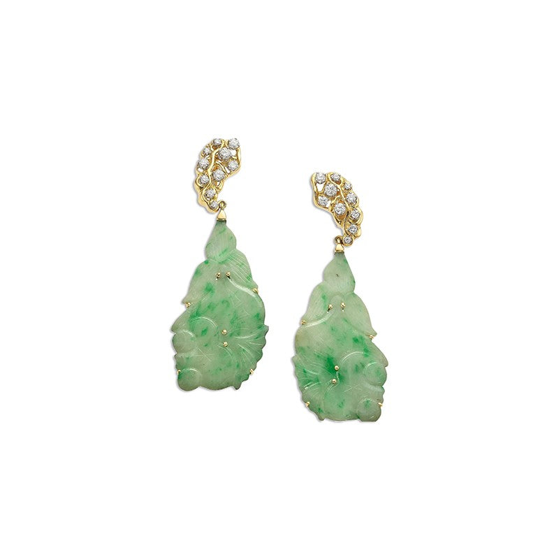 Peter Lindeman Jadeite Earrings