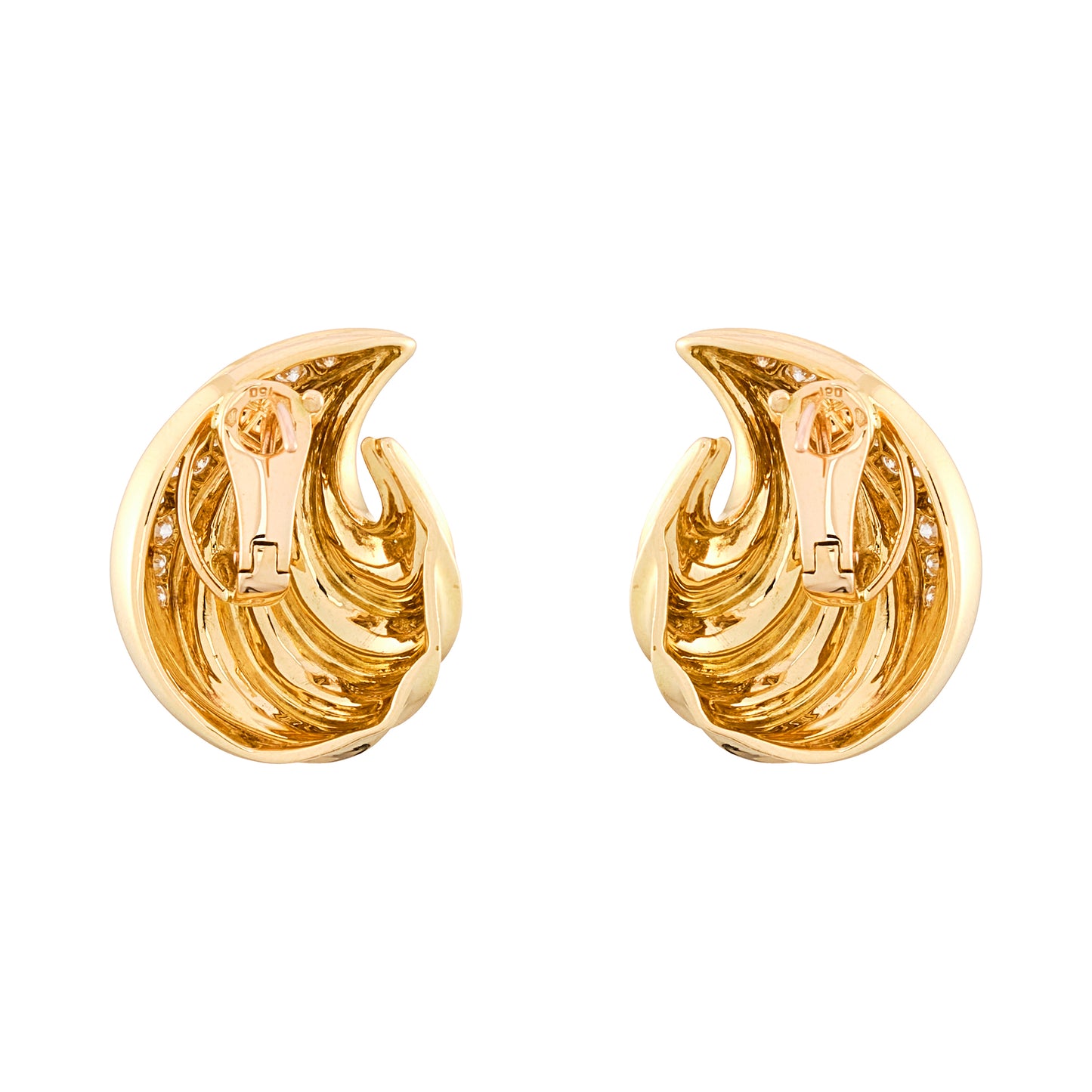 Vintage French Swirl Earrings