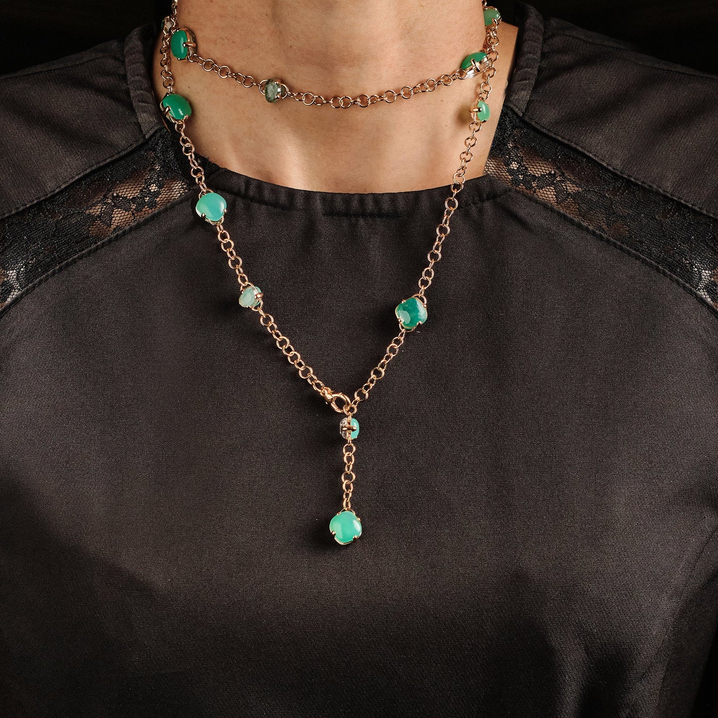 Vintage Pomellato 'Capri' Sautoir & Bracelet