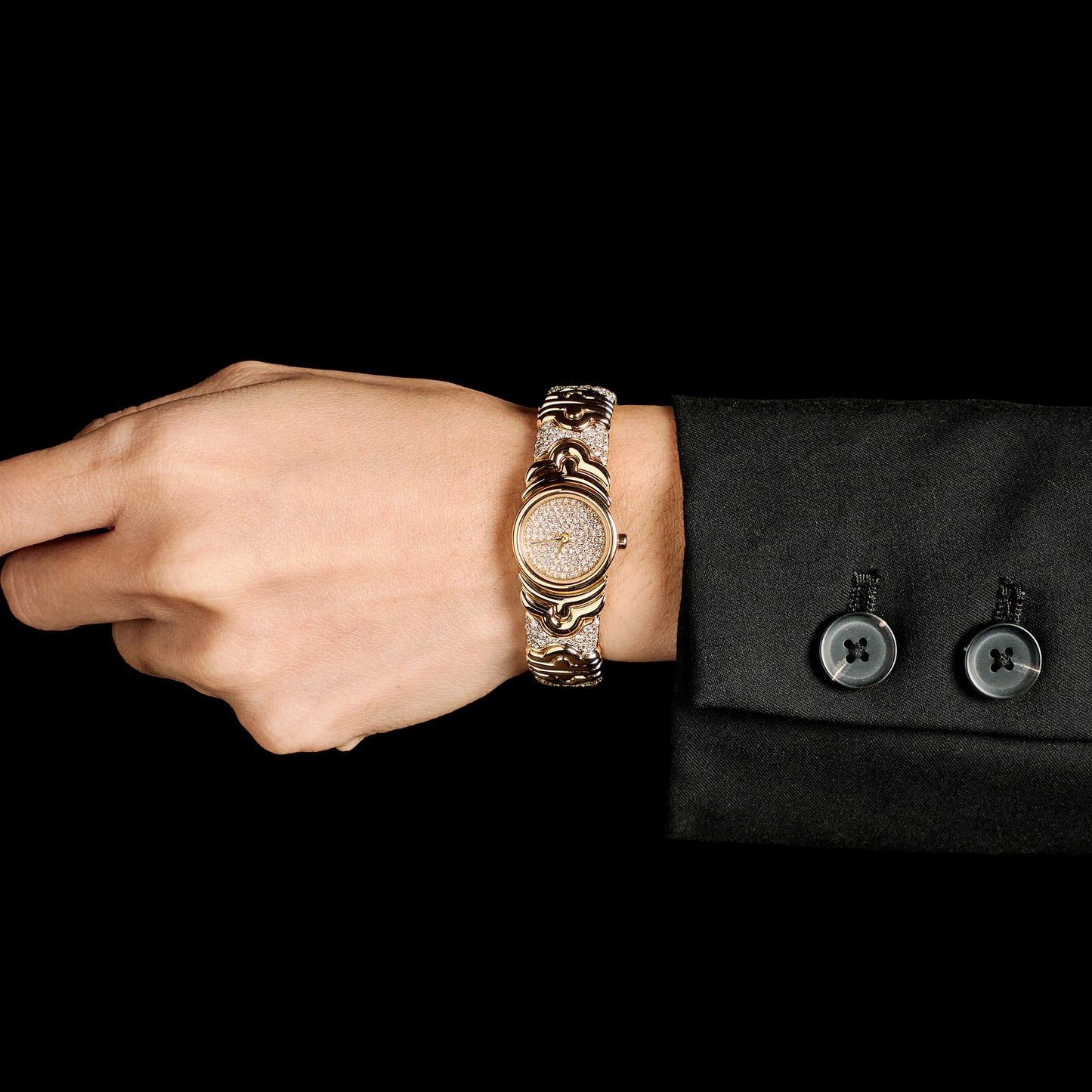 Bvlgari 'Parentesi' Diamond Watch