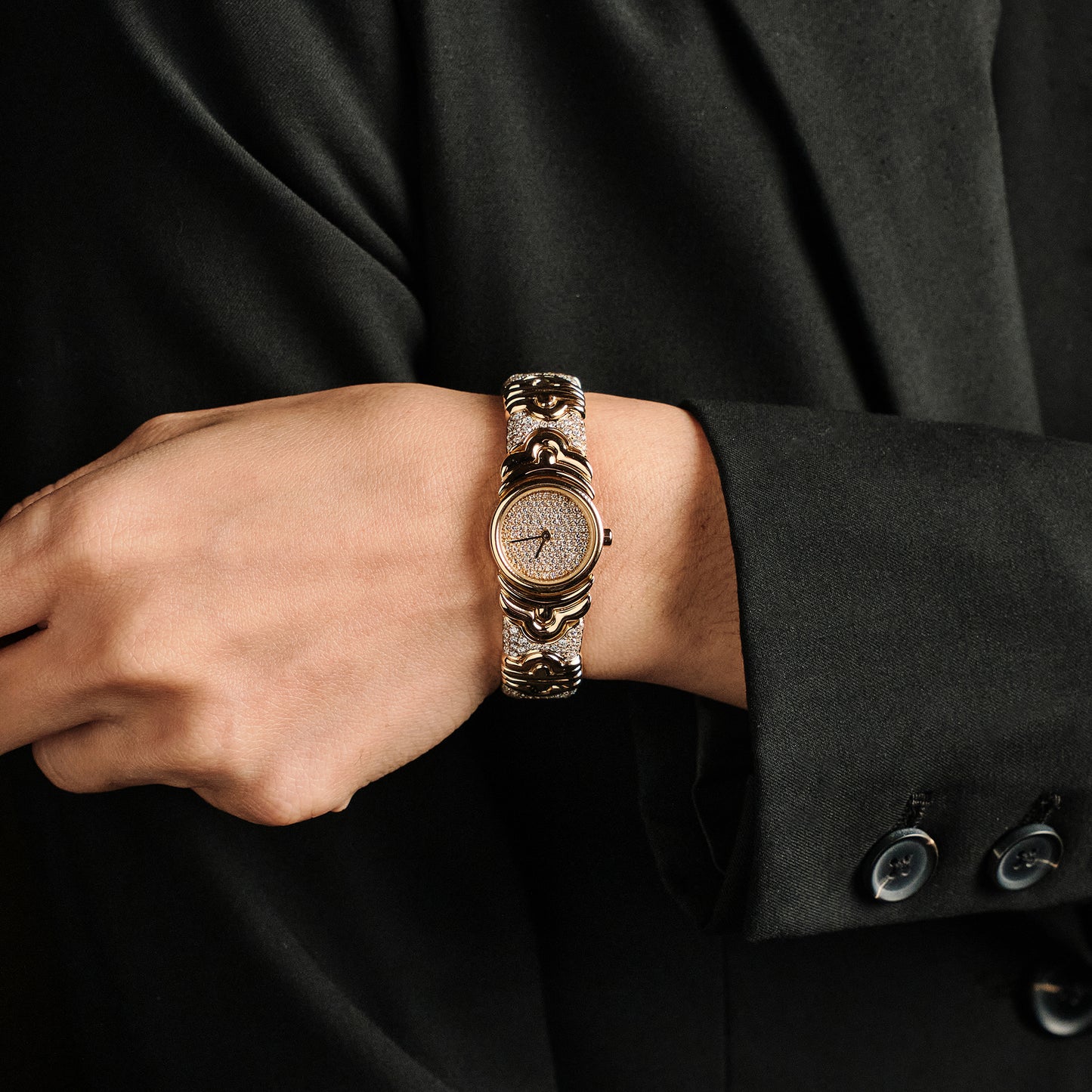 Bvlgari 'Parentesi' Diamond Watch