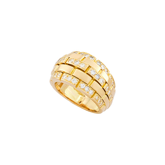 Cartier 'Maillon Panthère' Diamond Ring