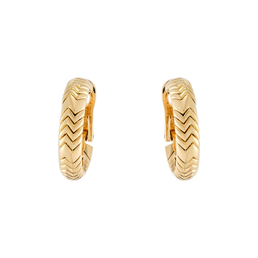 Bvlgari 'Spiga' Gold Earrings