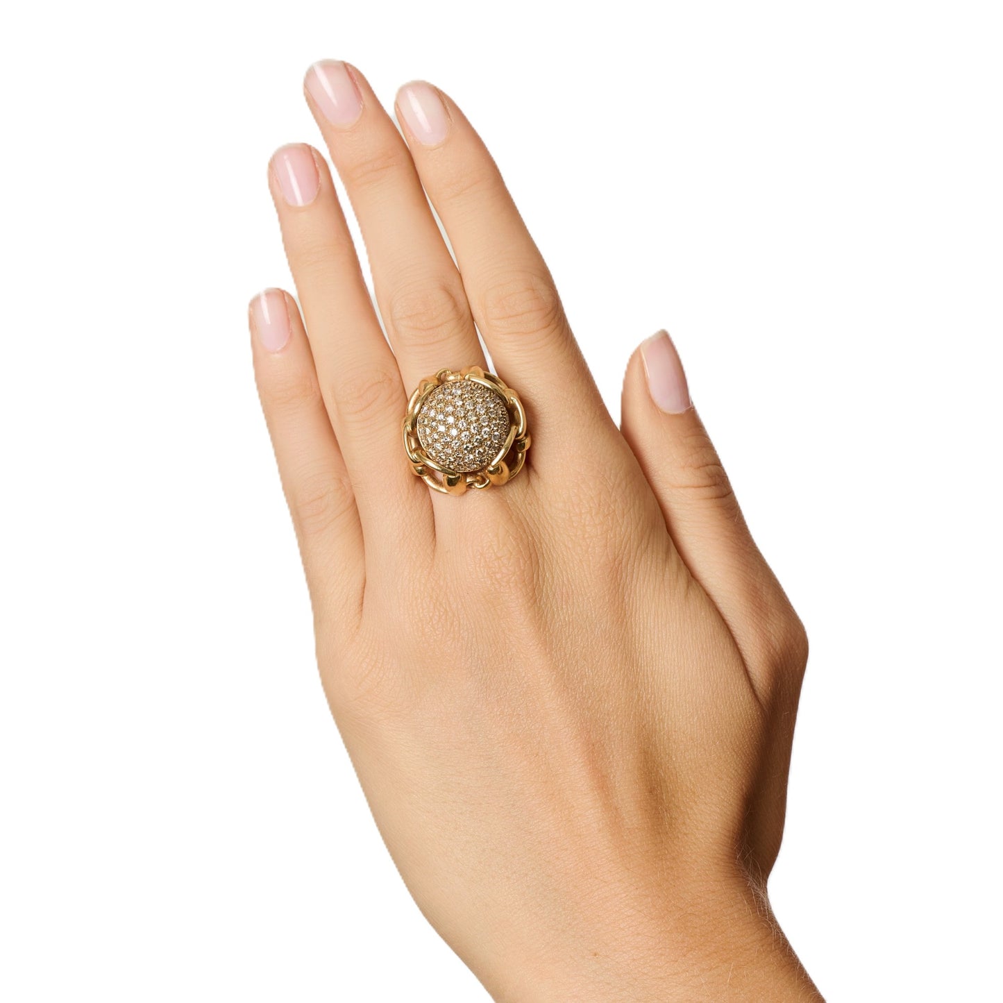 Gucci 'Horsebit' Diamond Ring