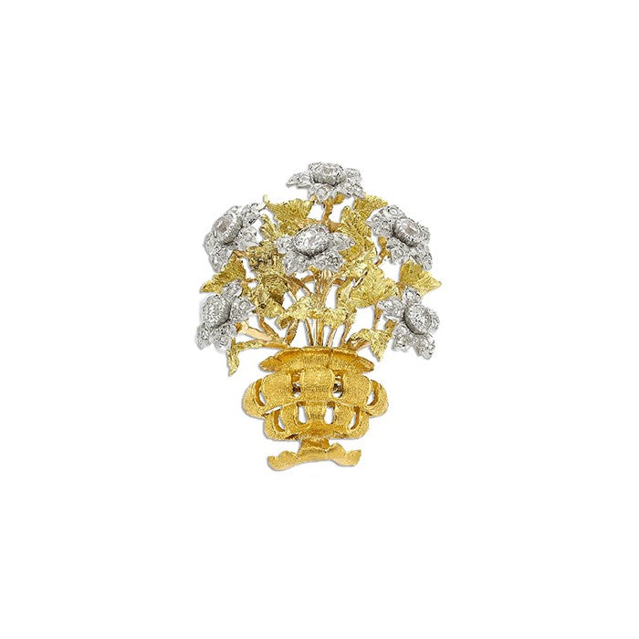 Buccellati Flower Brooch