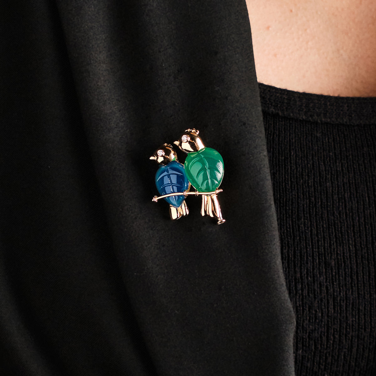 Cartier "Les Inséparables" Bird Brooch