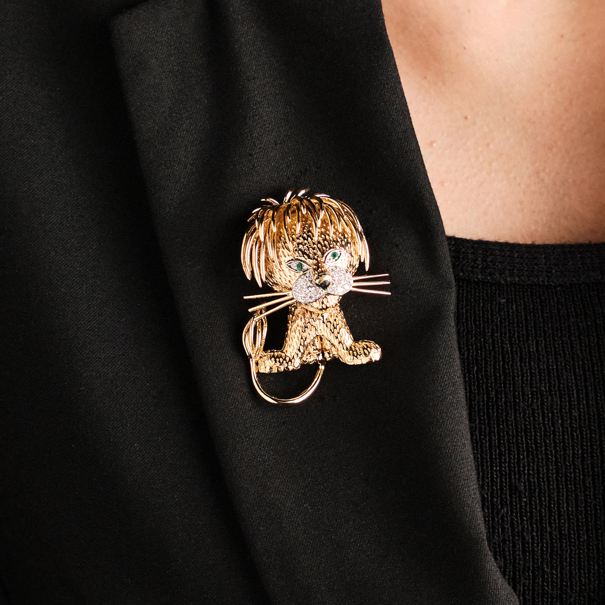 Van Cleef & Arpels "Ruffled Lion" Brooch