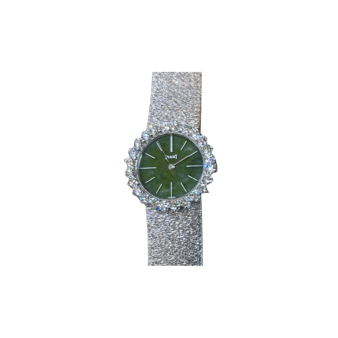 Piaget Ref. 921 Nephrite Jade and Diamonds Watch