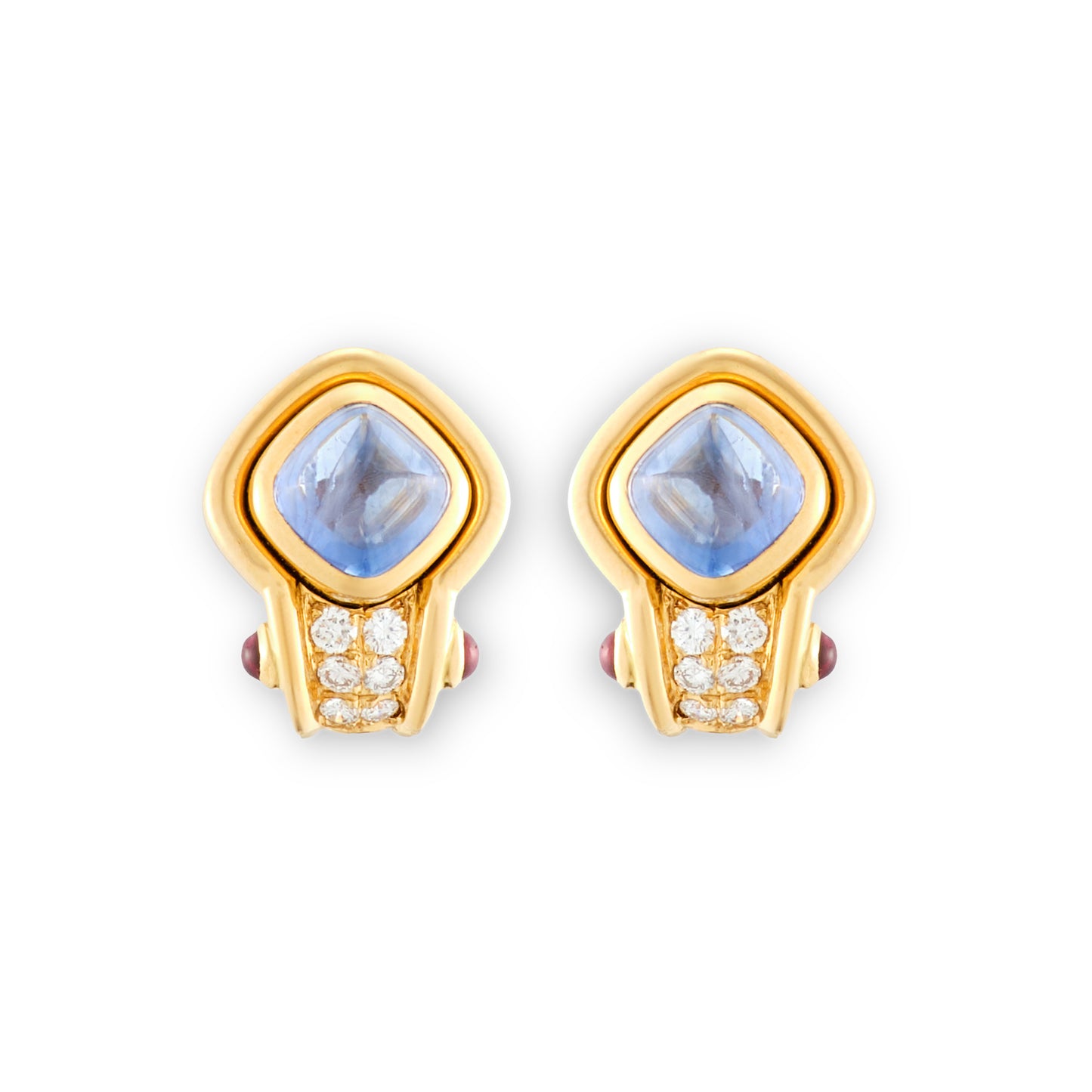 Kent Raible Sapphire Earrings