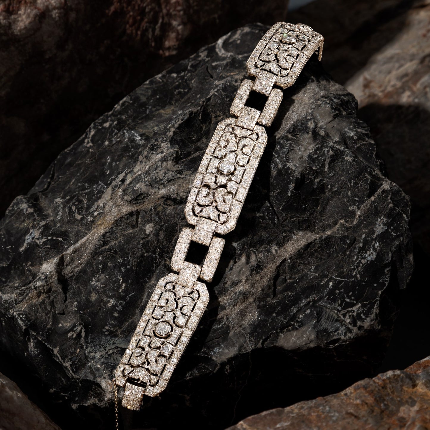 Vintage Platinum Bracelet