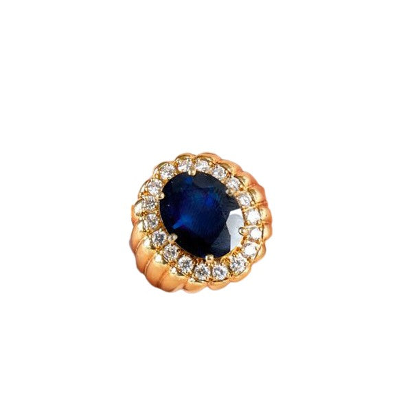 Vintage French Sapphire Ring