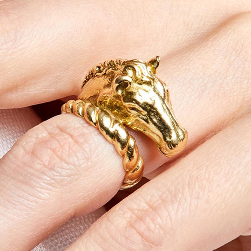Vintage Horse Head Ring