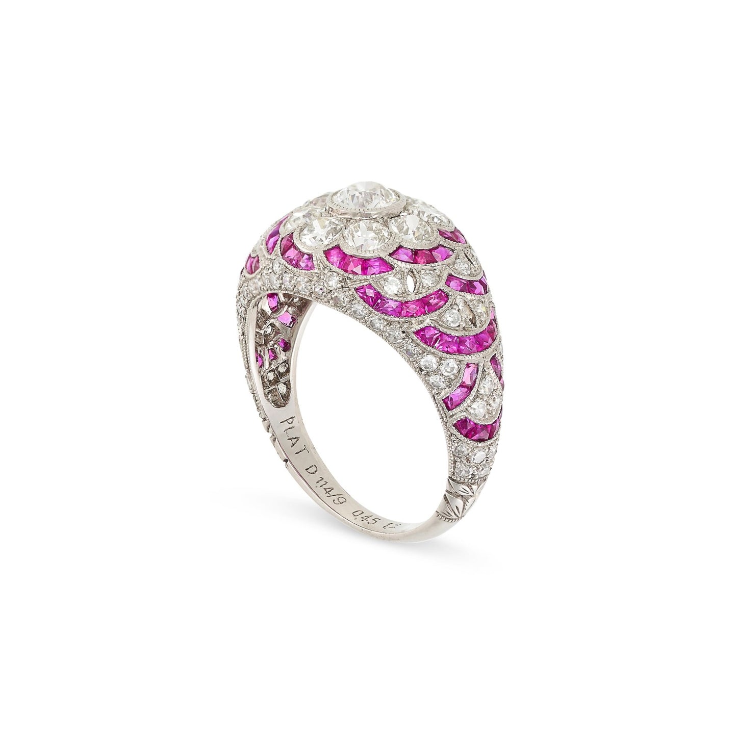 Vintage Ruby & Diamond Ring