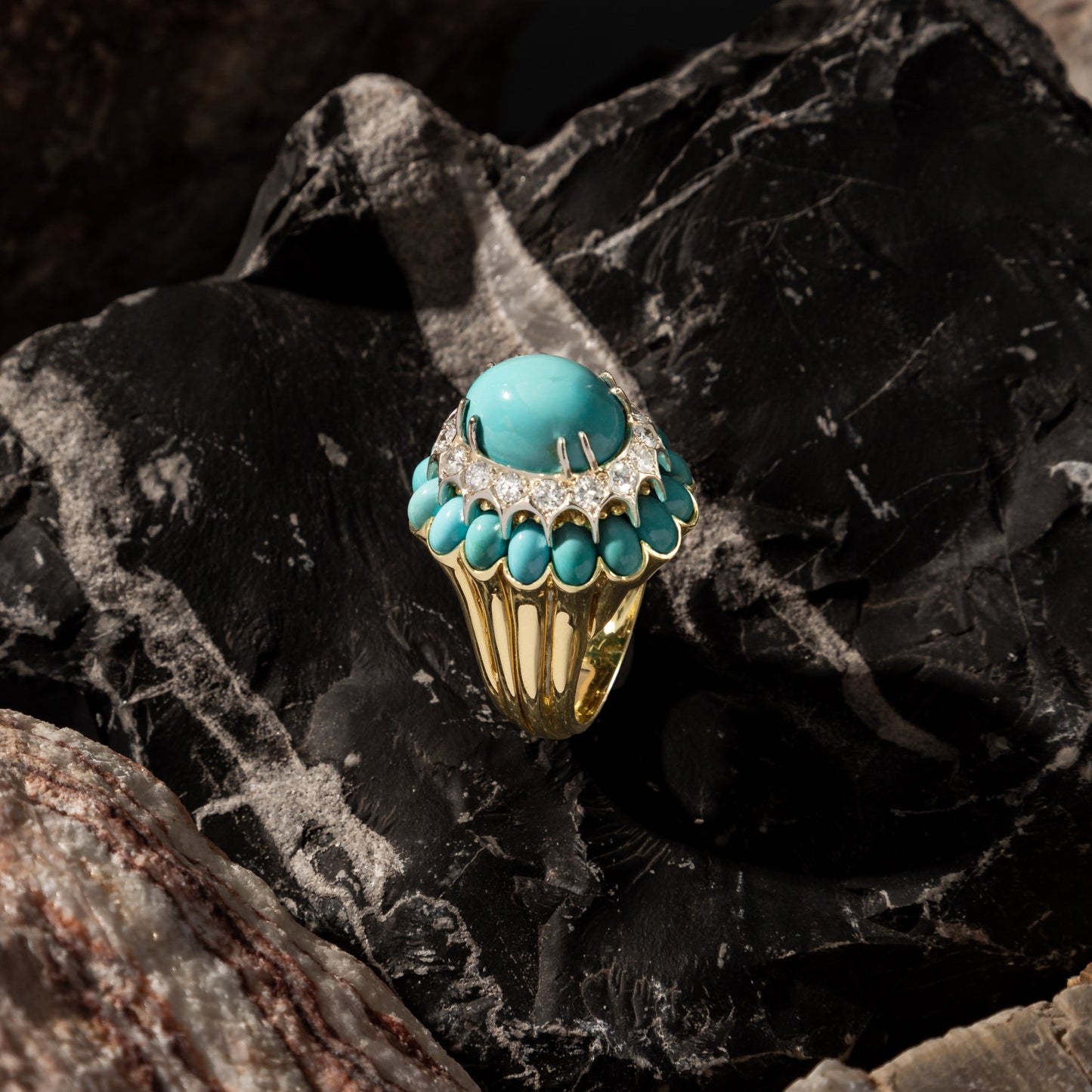 La Triomphe Turquoise Ring