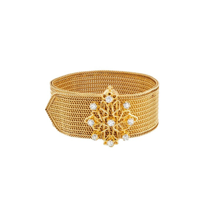 Vintage Diamond Belt Bracelet