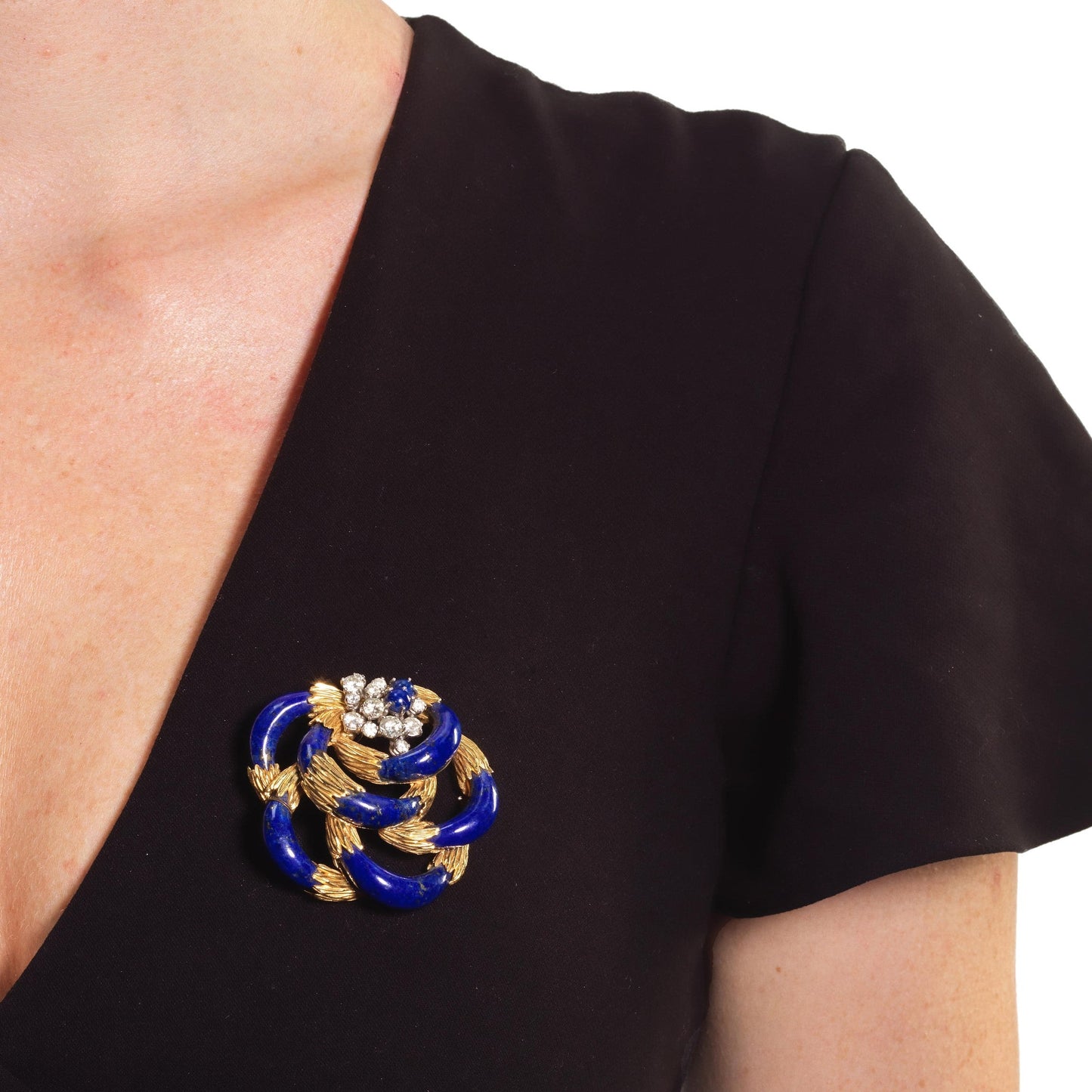 Kutchinsky Lapis Lazuli Brooch