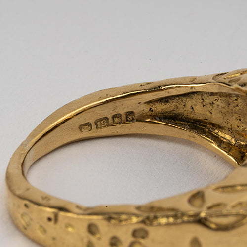 Kutchinsky Diamond and Onyx Ring