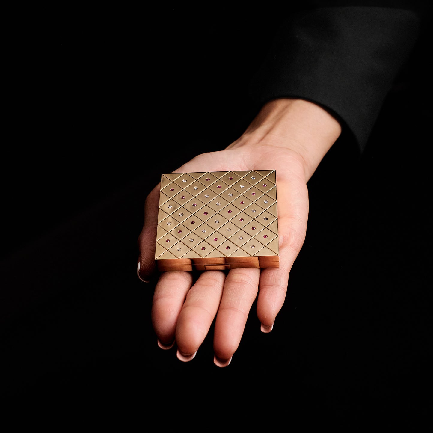 Cartier Gold Compact with Mirror