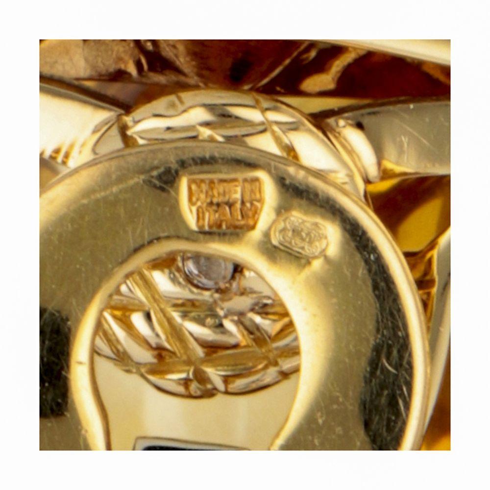 Bulgari "Pyramid" Citrine Earrings