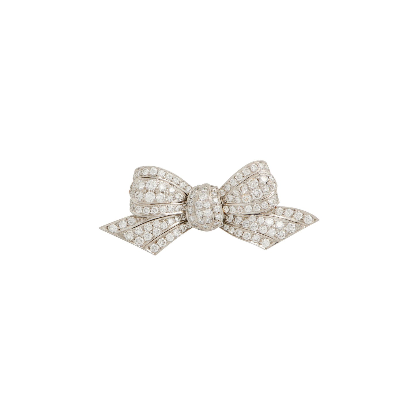 Tiffany & Co Platinum Bow Brooch