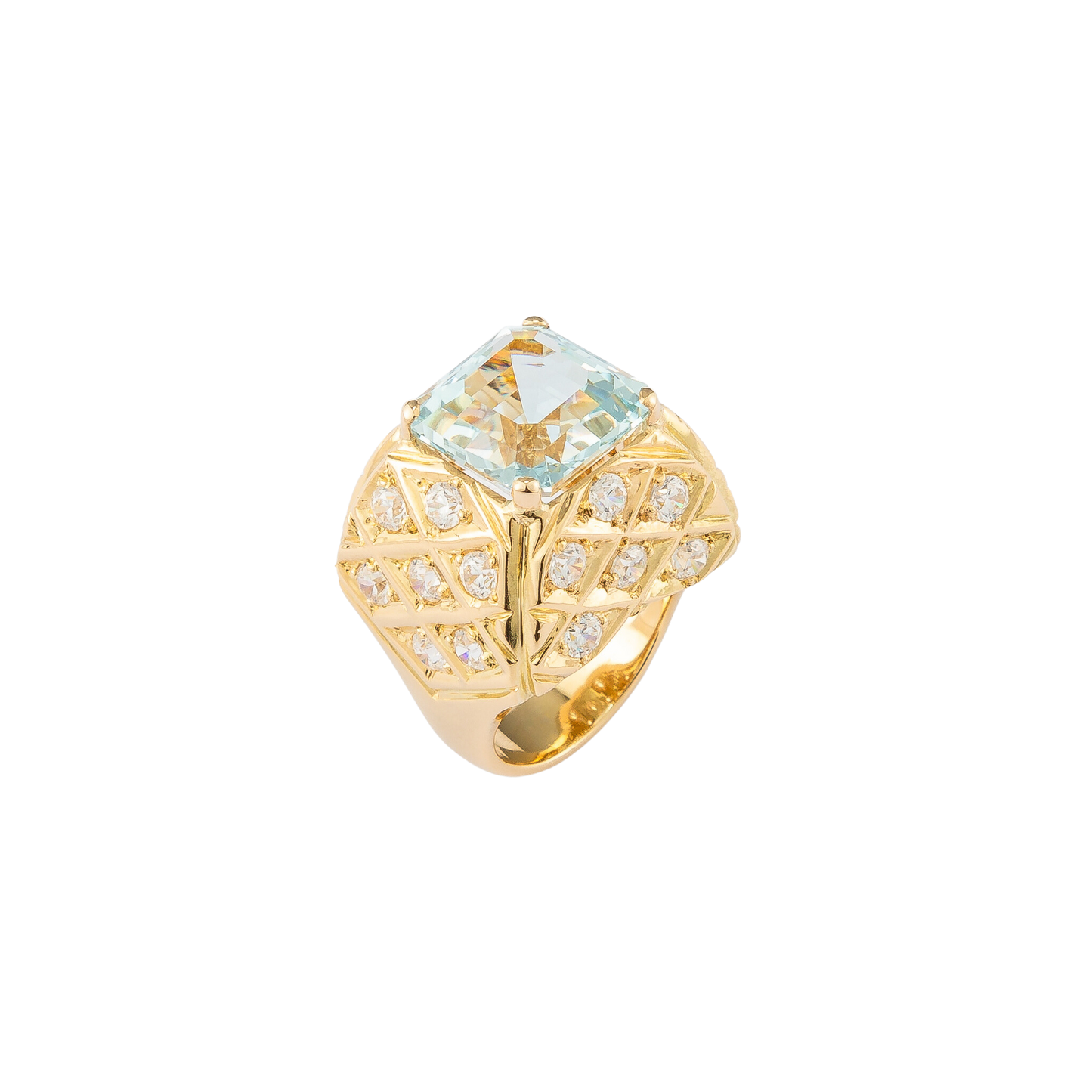 Vintage Blue Topaz Ring