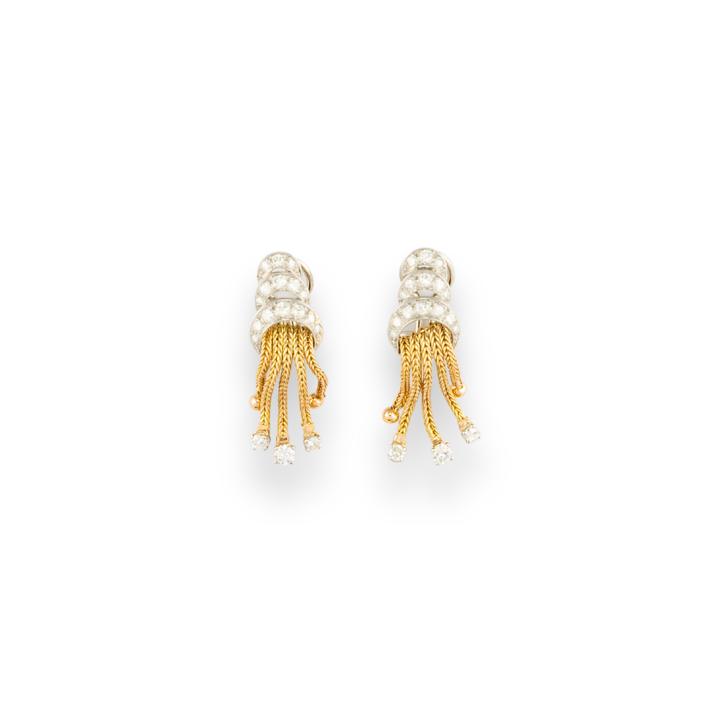 Vintage Drapery Earrings