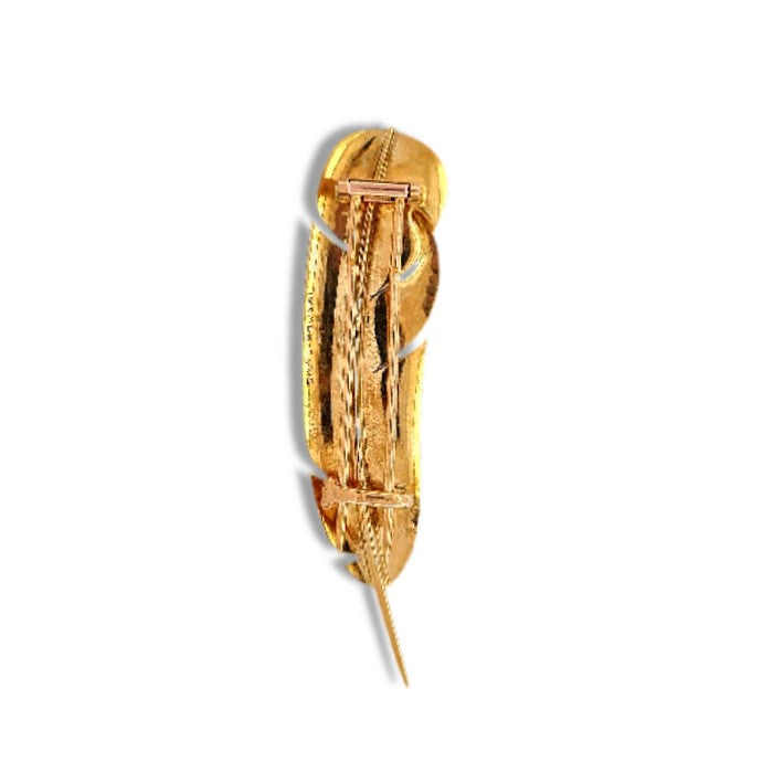 HERMÈS Vintage Feather Brooch