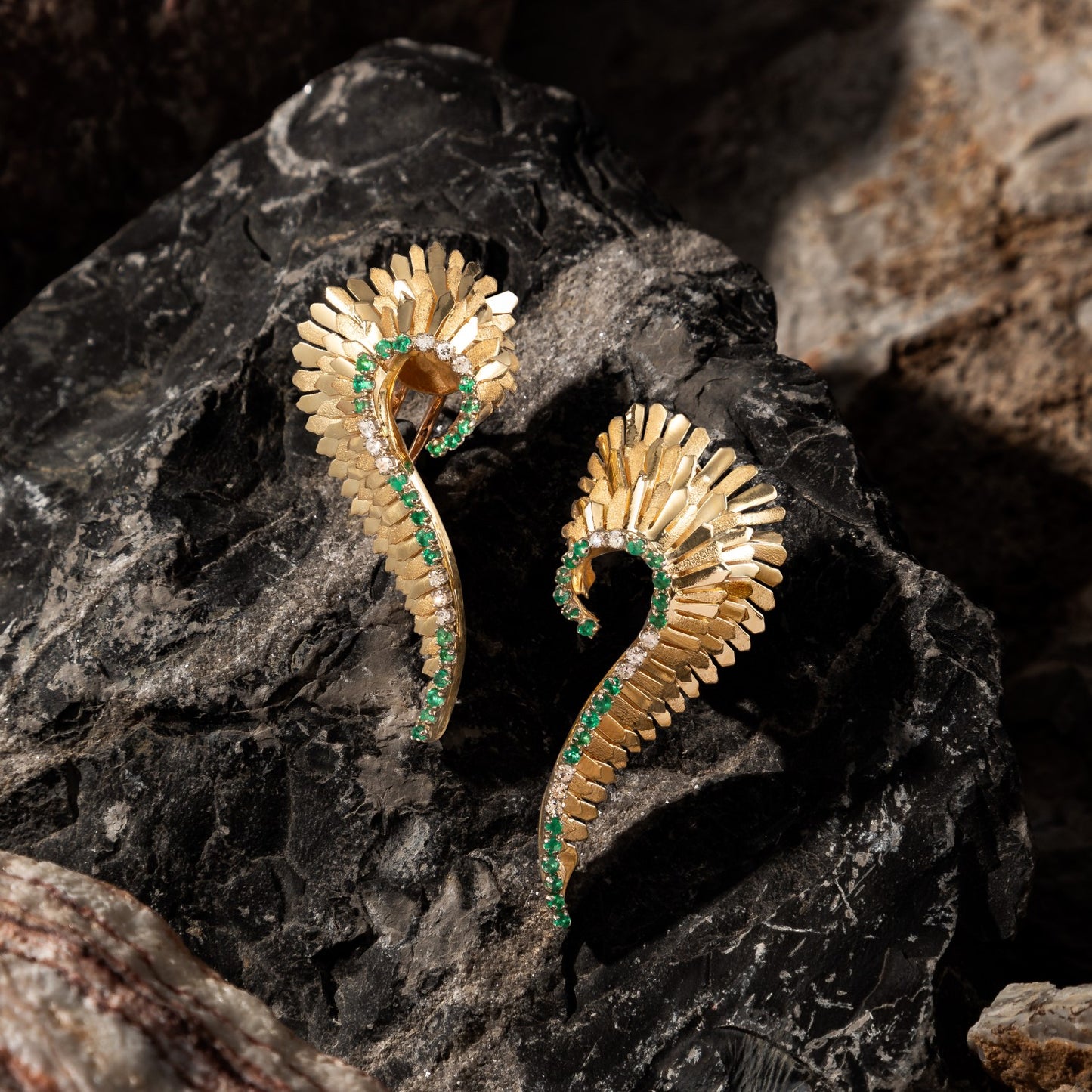 Vintage Feather Earrings