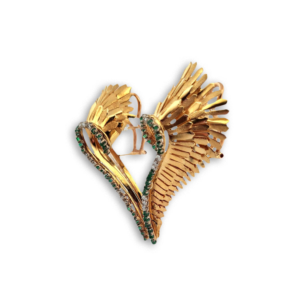 Vintage Feather Earrings