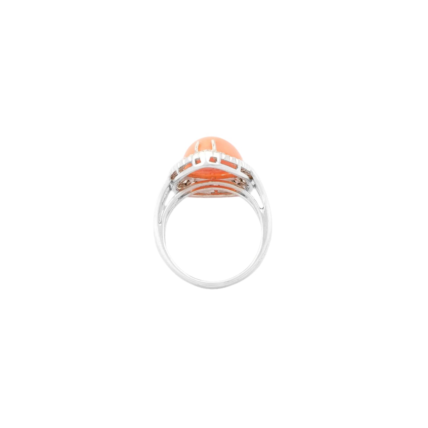 Vintage Angel Skin Coral Ring