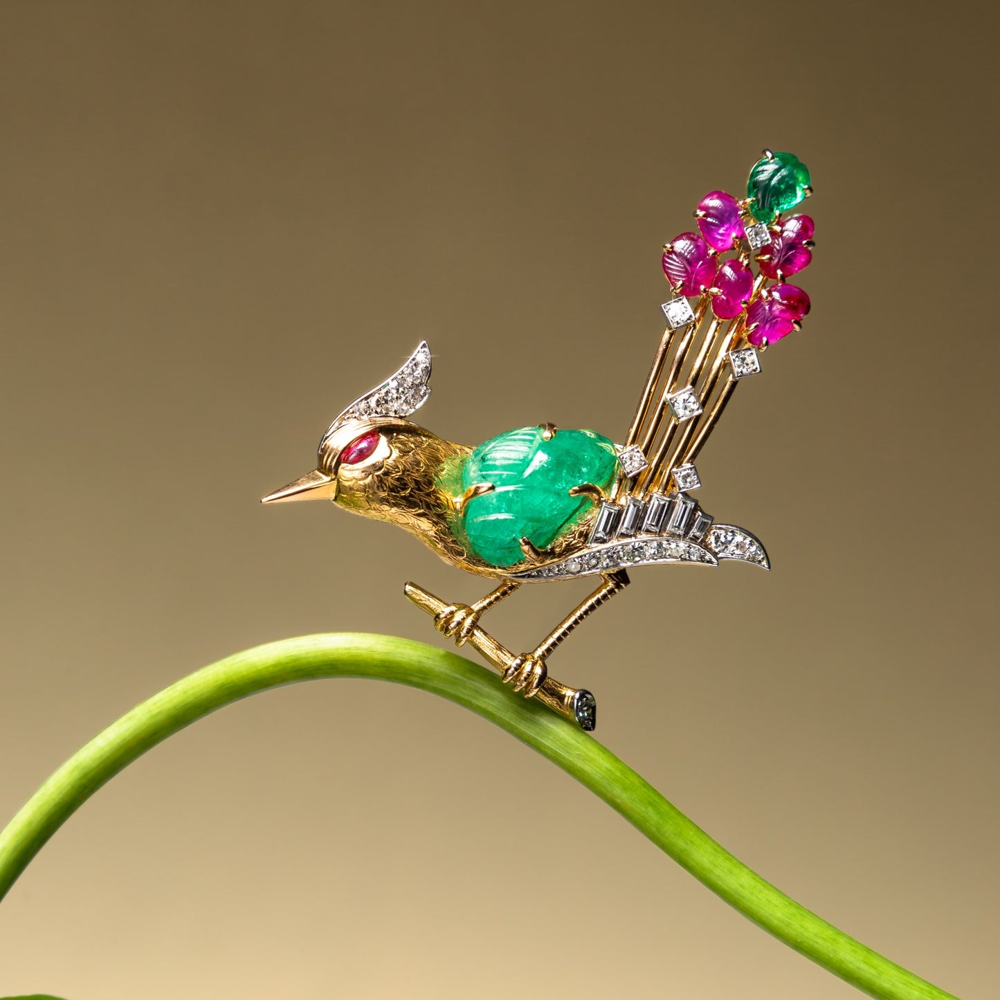 Vintage Bird Brooch