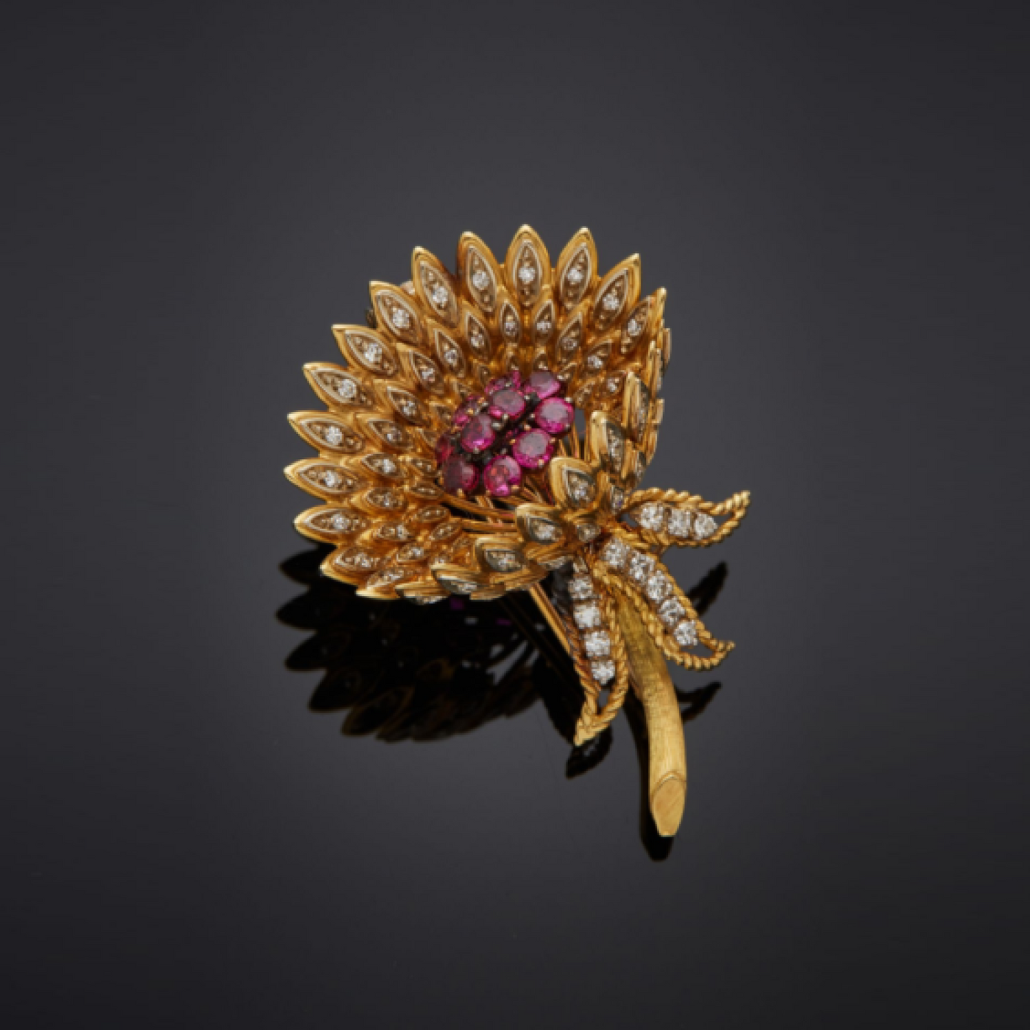 Vintage Flower Brooch