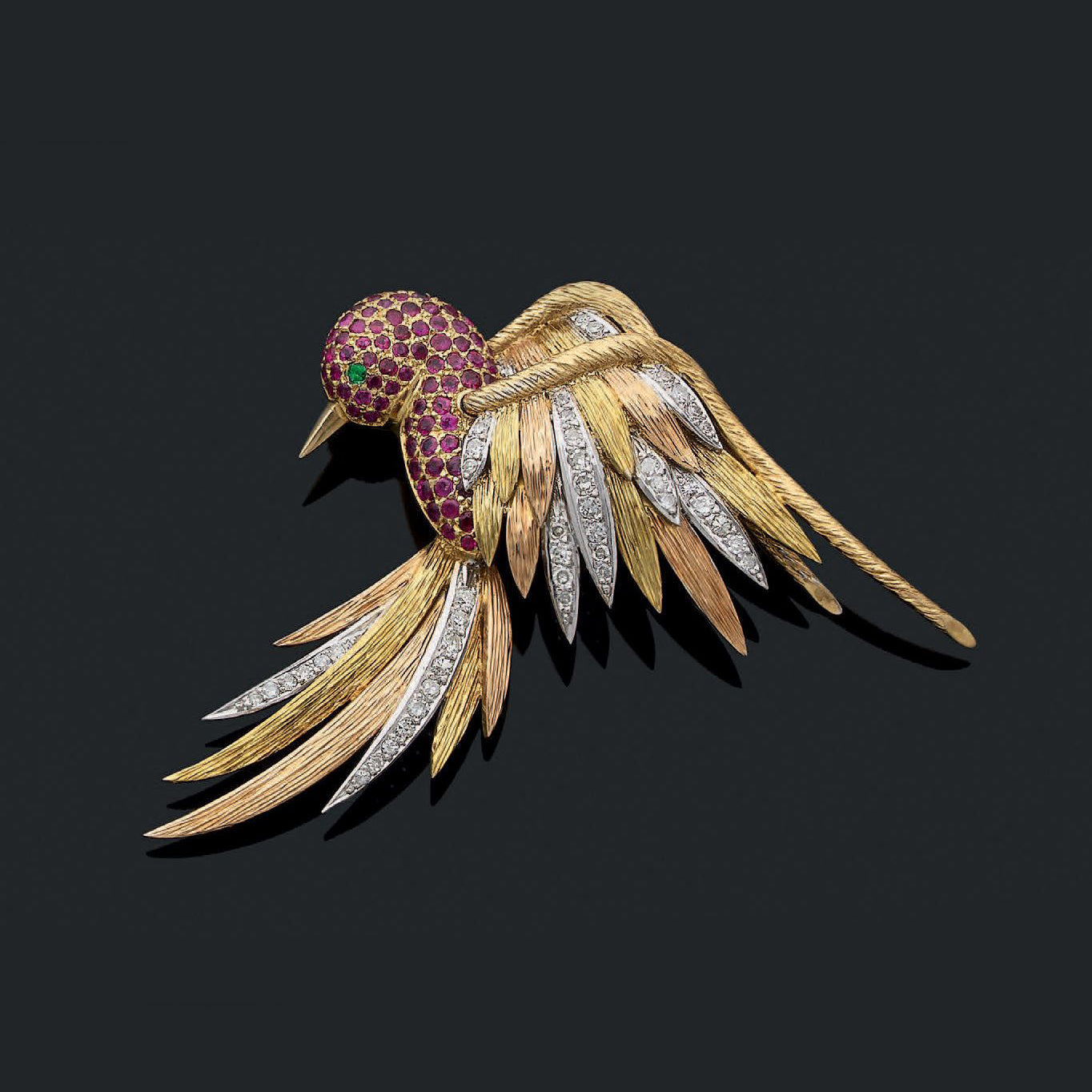 Vintage Bird Brooch