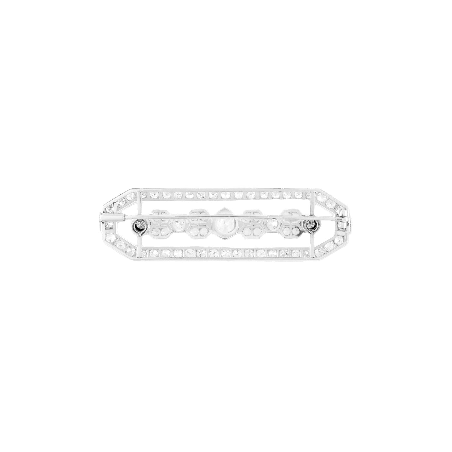 Antique French Bar Brooch