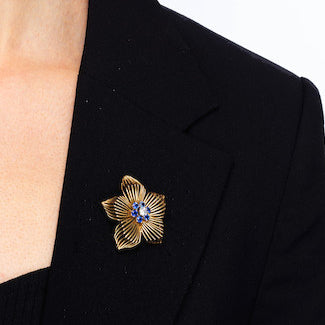 Cartier Flower Brooch